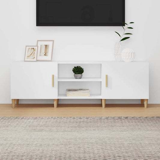TV-Møbel Hvit TV-benk 150x30x50 cm