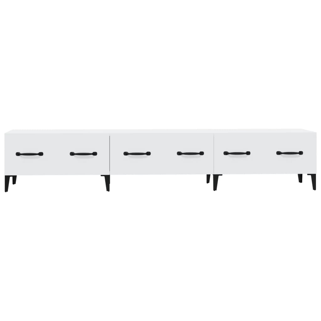 TV-Møbel Hvit TV-benk 150x34,5x30 cm