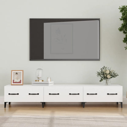 TV-Møbel Hvit TV-benk 150x34,5x30 cm