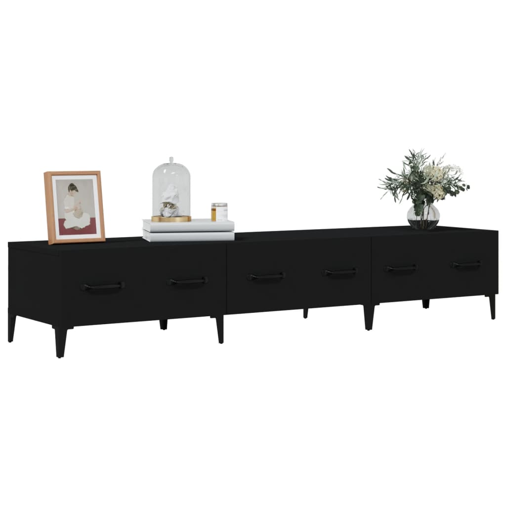 TV-Møbel Svart TV-benk 150x34,5x30 cm