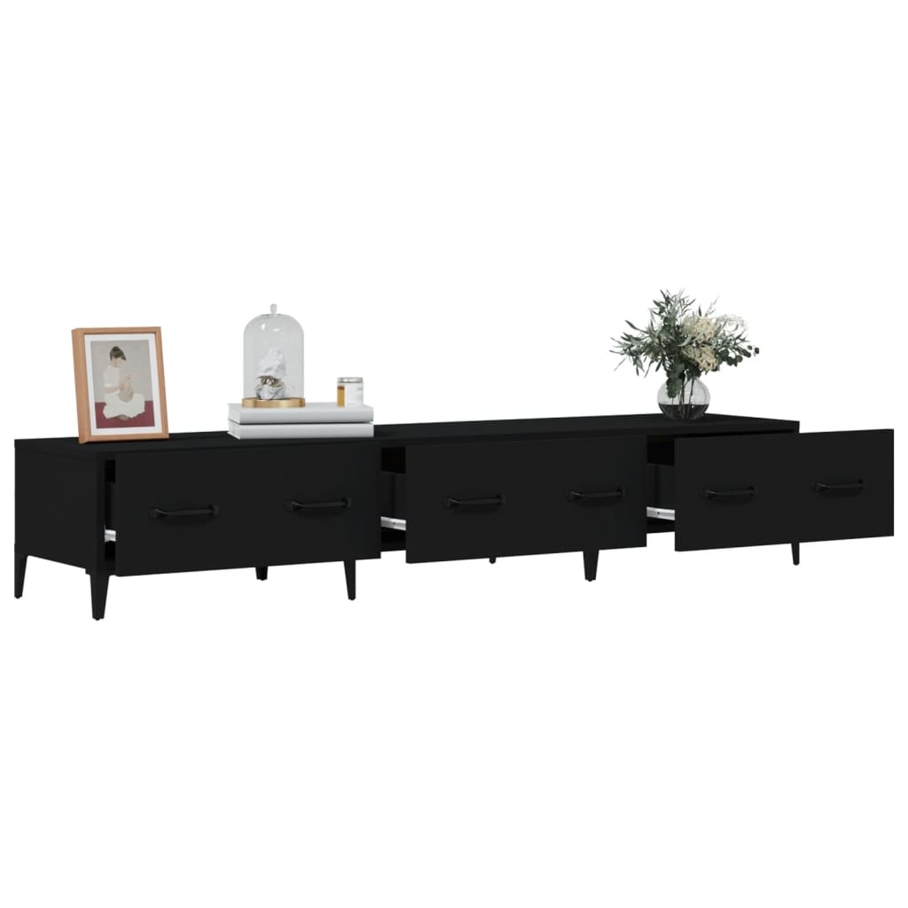 TV-Møbel Svart TV-benk 150x34,5x30 cm