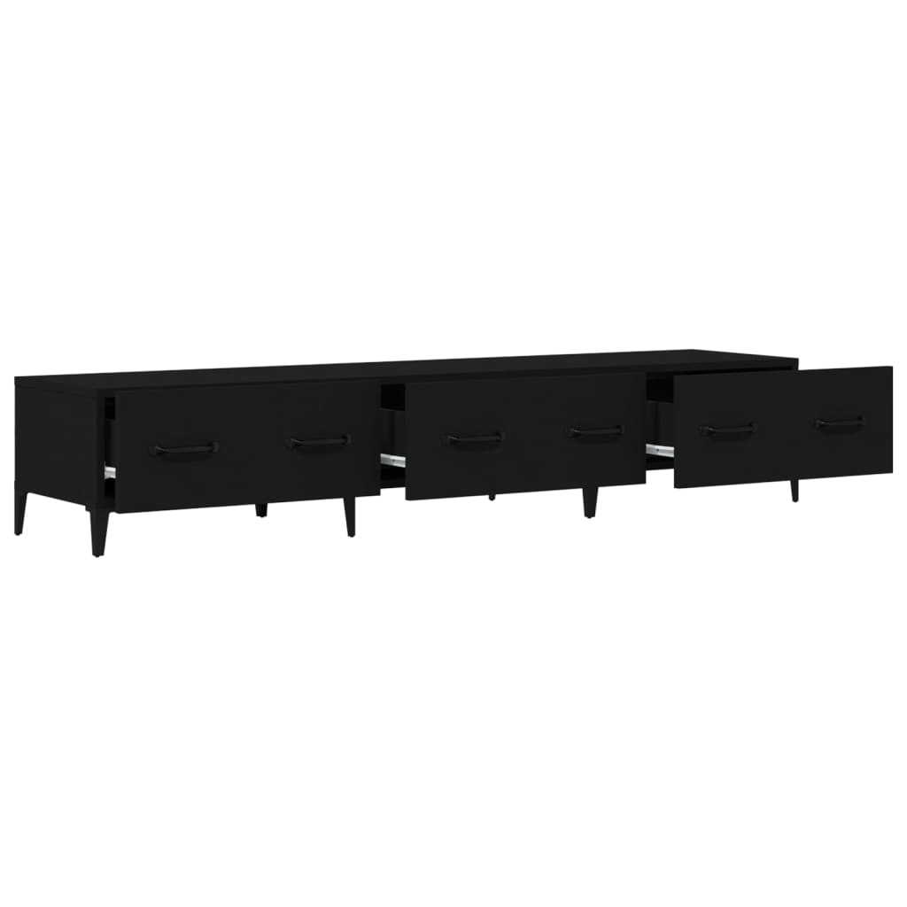 TV-Møbel Svart TV-benk 150x34,5x30 cm