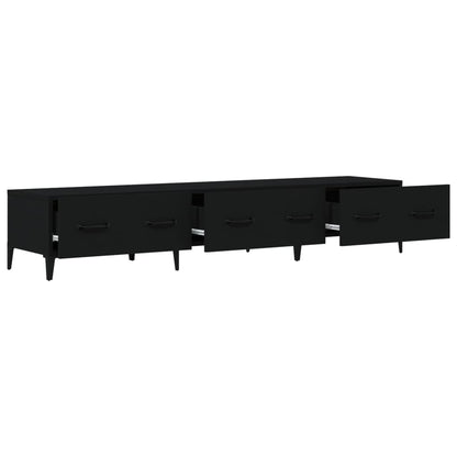 TV-Møbel Svart TV-benk 150x34,5x30 cm