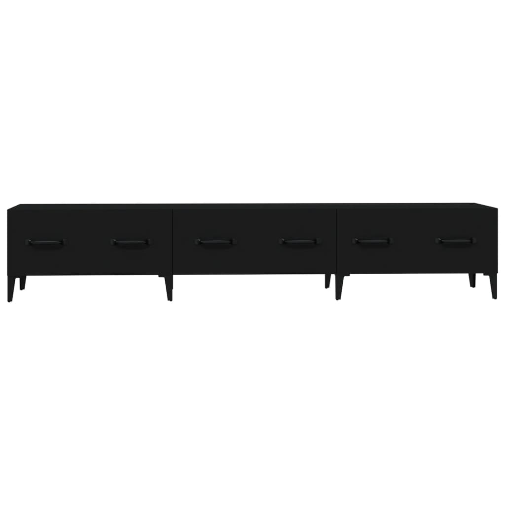 TV-Møbel Svart TV-benk 150x34,5x30 cm