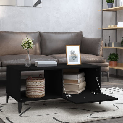 Salongbord Sofabord Svart 90x50x40 cm