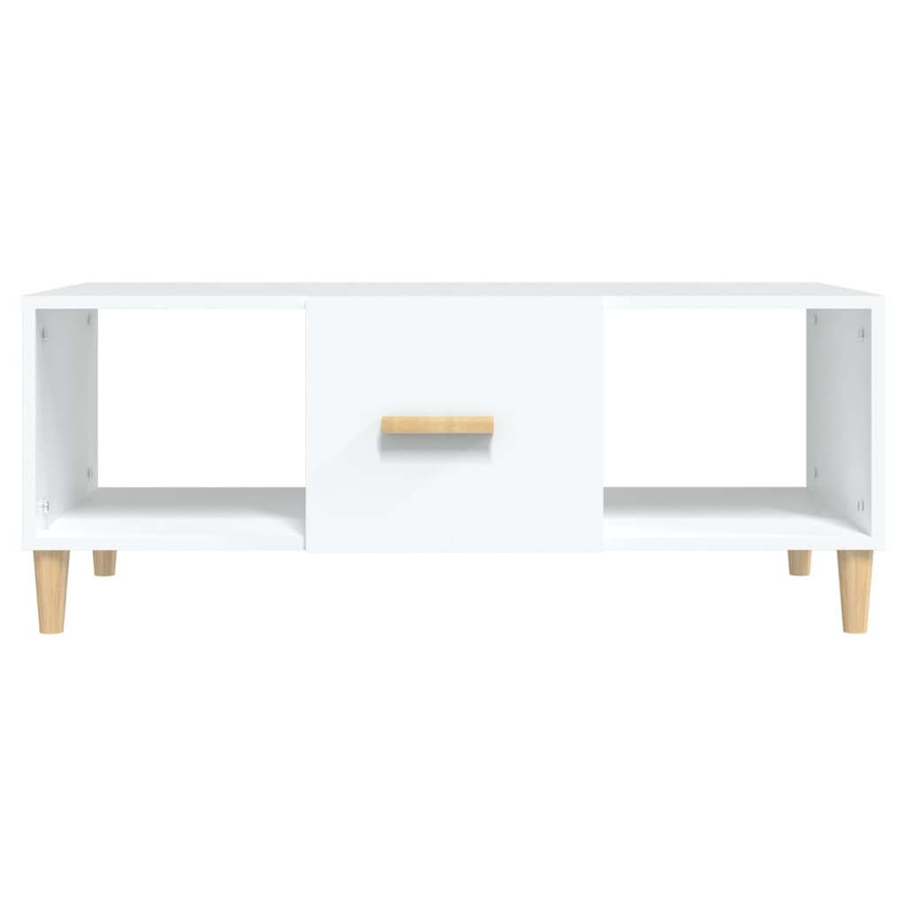 Salongbord Sofabord Hvit 102x50x40 cm