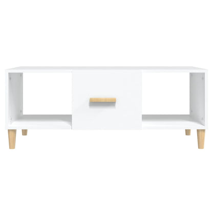 Salongbord Sofabord Hvit 102x50x40 cm