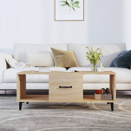 Salongbord Sofabord Sonoma Eik 102x50x40 cm