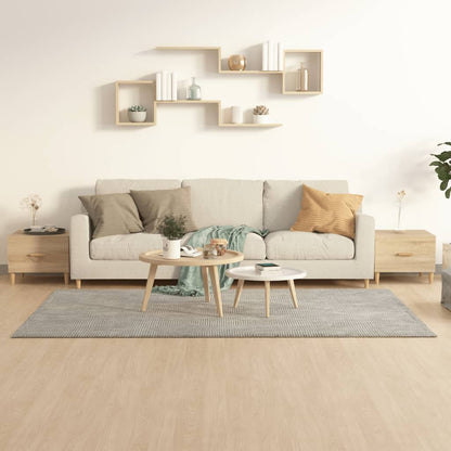 Salongbord Sofabord Sonoma Eik 2 stk 50x50x40 cm