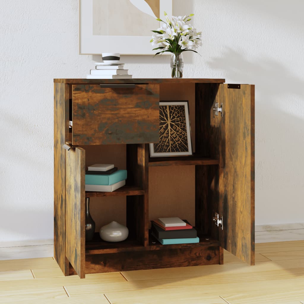 Skjenk røkt eik 60x30x70 cm konstruert tre