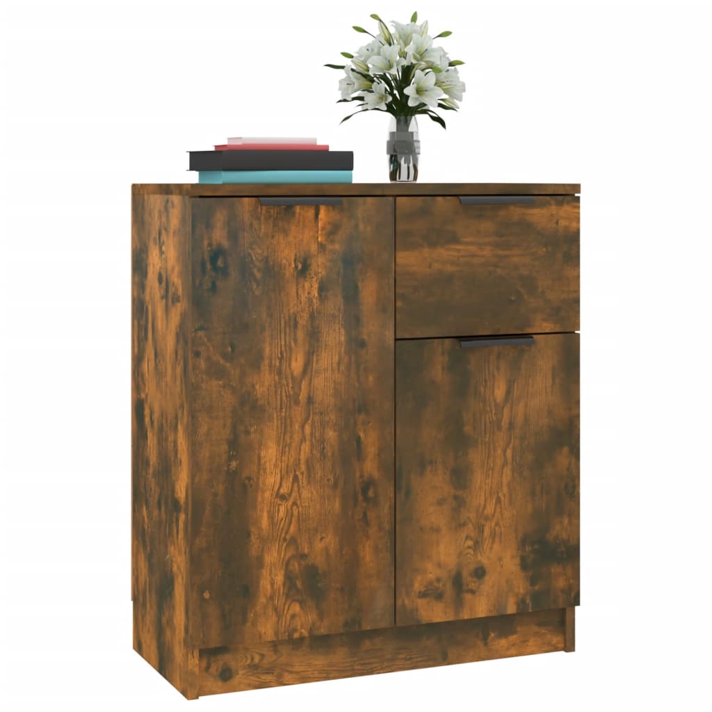 Skjenk røkt eik 60x30x70 cm konstruert tre