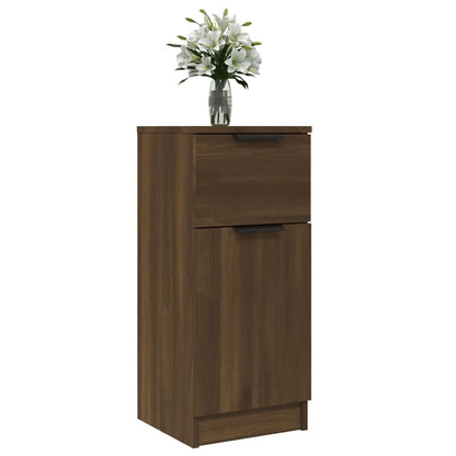 Skjenk brun eik 30x30x70 cm konstruert tre