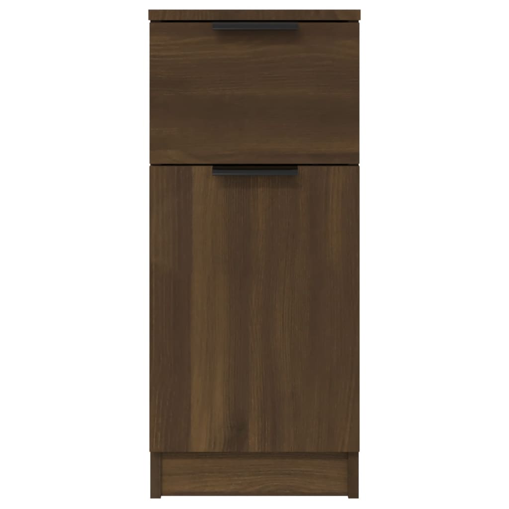 Skjenk brun eik 30x30x70 cm konstruert tre