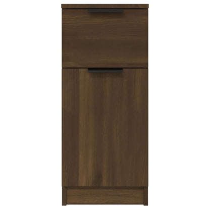 Skjenk brun eik 30x30x70 cm konstruert tre