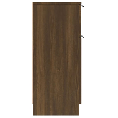 Skjenk brun eik 30x30x70 cm konstruert tre