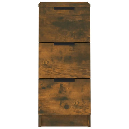 Skjenk røkt eik 30x30x70 cm konstruert tre
