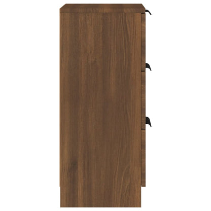 Kommode Brun Eik 2 stk 30x30x70 cm