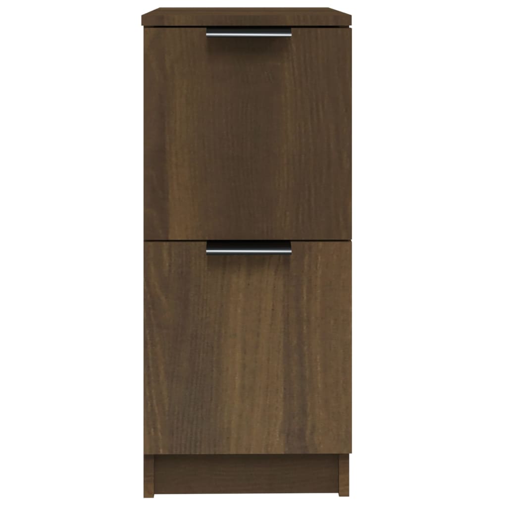 Kommode Brun Eik 2 stk 30x30x70 cm