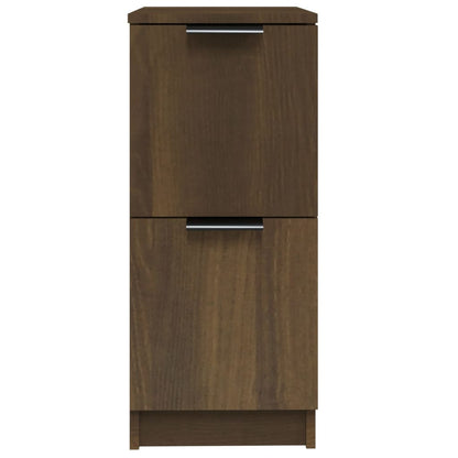 Kommode Brun Eik 2 stk 30x30x70 cm