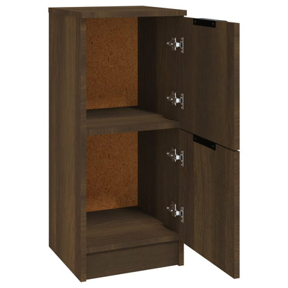 Kommode Brun Eik 2 stk 30x30x70 cm