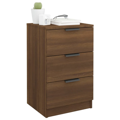 Nattbord Sengbord Brun Eik 40x36x65 cm