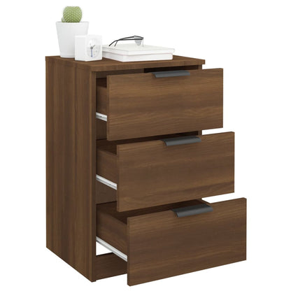 Nattbord Sengbord Brun Eik 40x36x65 cm