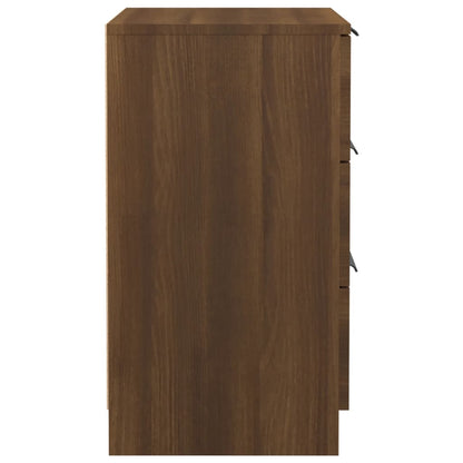 Nattbord Sengbord Brun Eik 40x36x65 cm
