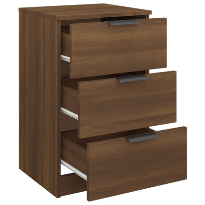 Nattbord Sengbord Brun Eik 40x36x65 cm