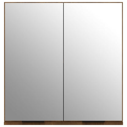 Badrumsspeil Brun Eik 64x20x67 cm