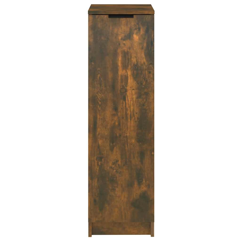Skoskap Skohylle Skobenk Røkt Eik 30x35x100 cm