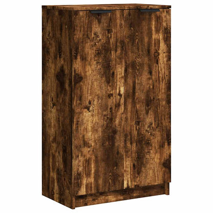 Skoskap Skohylle Skobenk Røkt Eik 59x35x100 cm