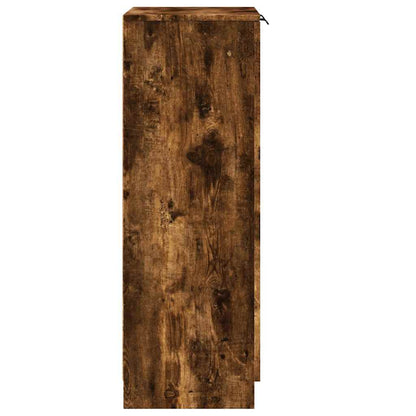 Skoskap Skohylle Skobenk Røkt Eik 59x35x100 cm