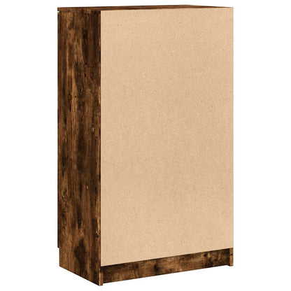 Skoskap Skohylle Skobenk Røkt Eik 59x35x100 cm