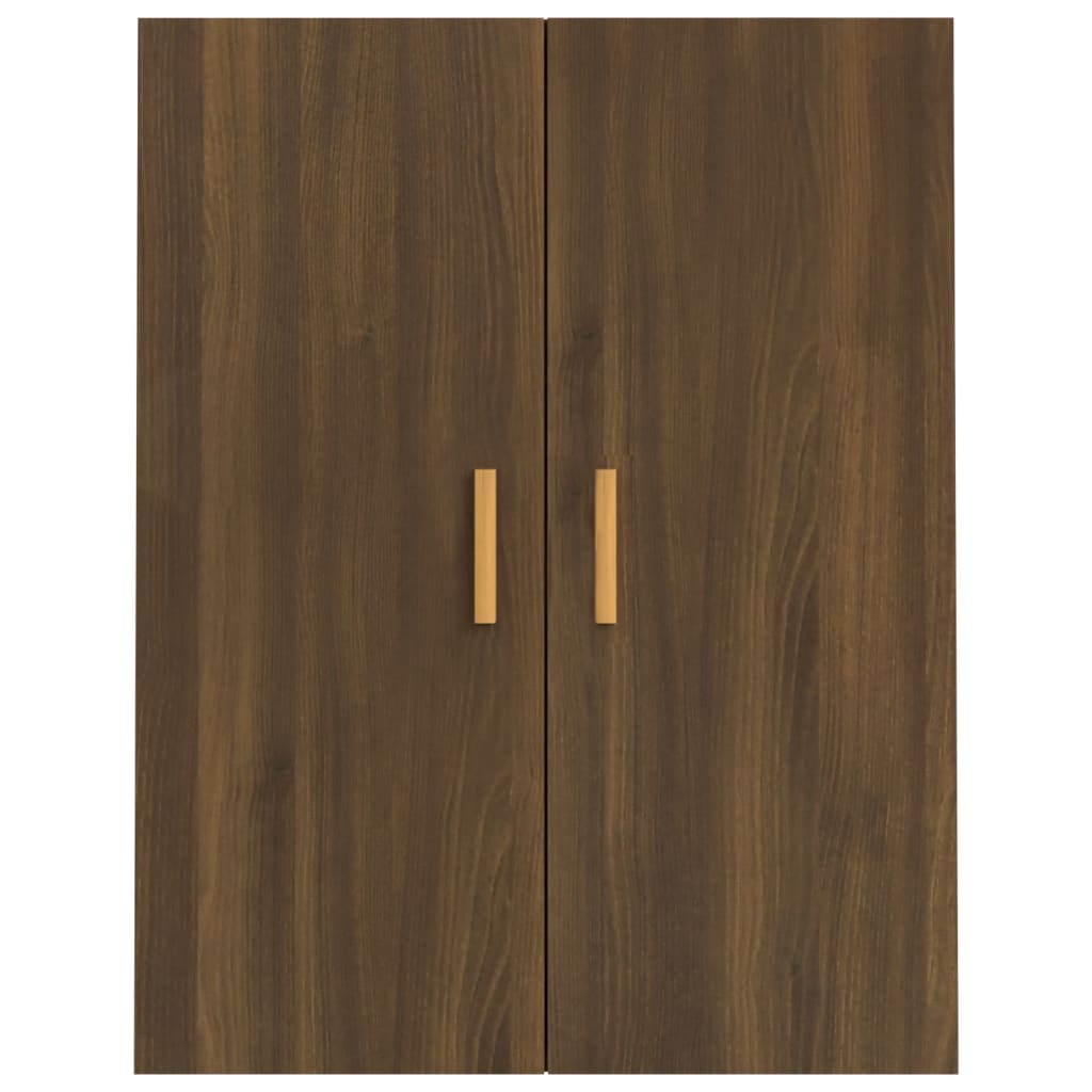Vegghylle Brun Eik 69,5x34x90 cm