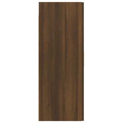 Vegghylle Brun Eik 69,5x34x90 cm
