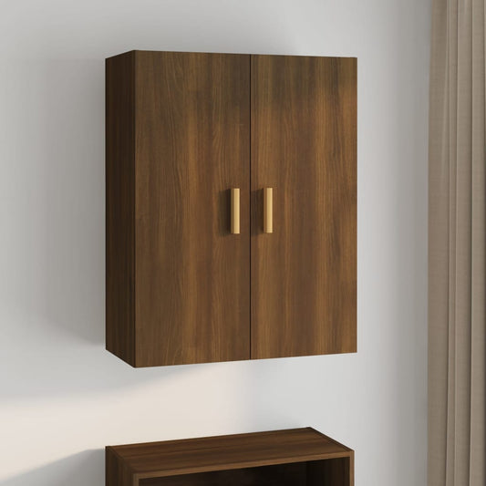 Vegghylle Brun Eik 69,5x34x90 cm