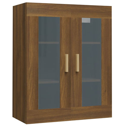 Vegghylle Brun Eik 69,5x34x90 cm