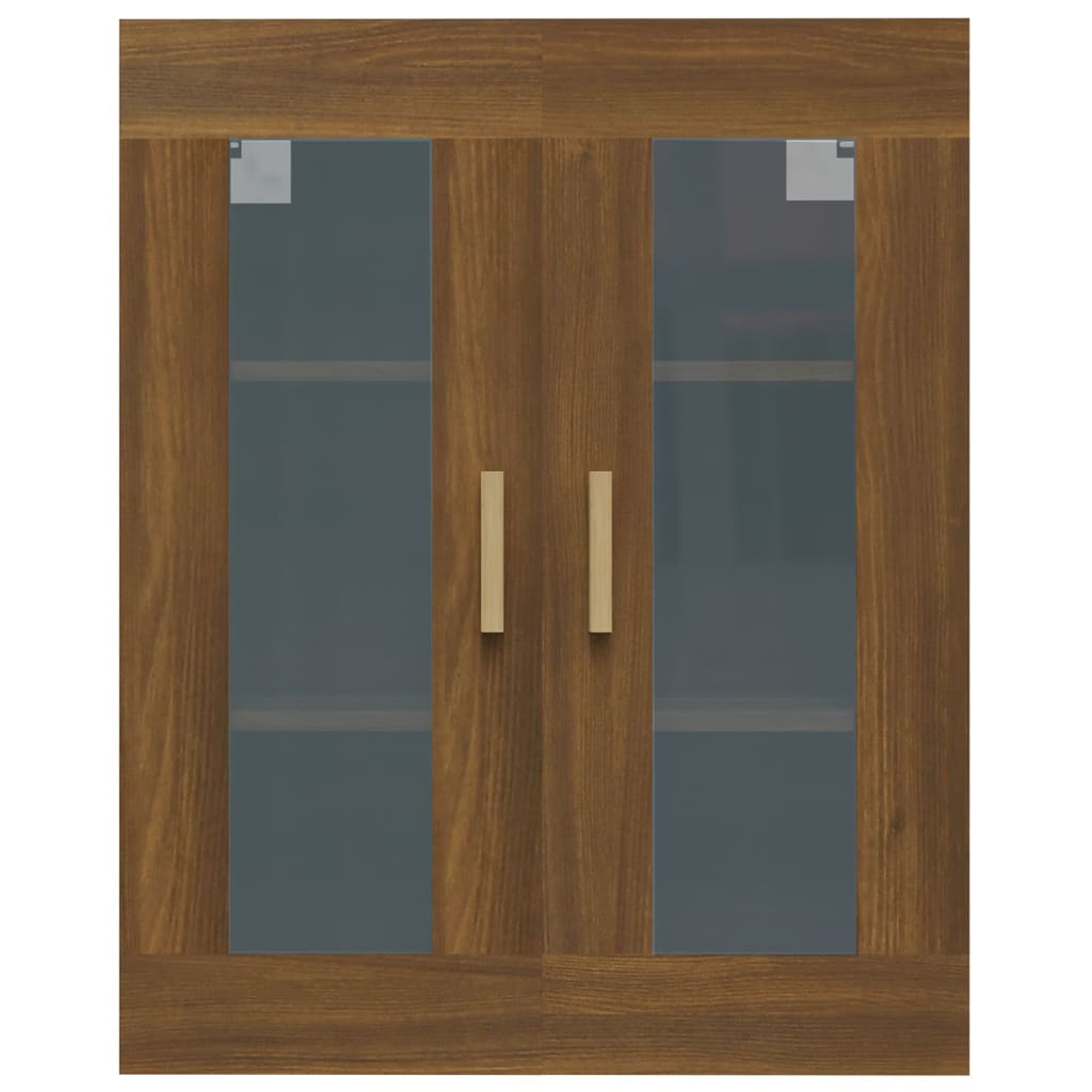 Vegghylle Brun Eik 69,5x34x90 cm