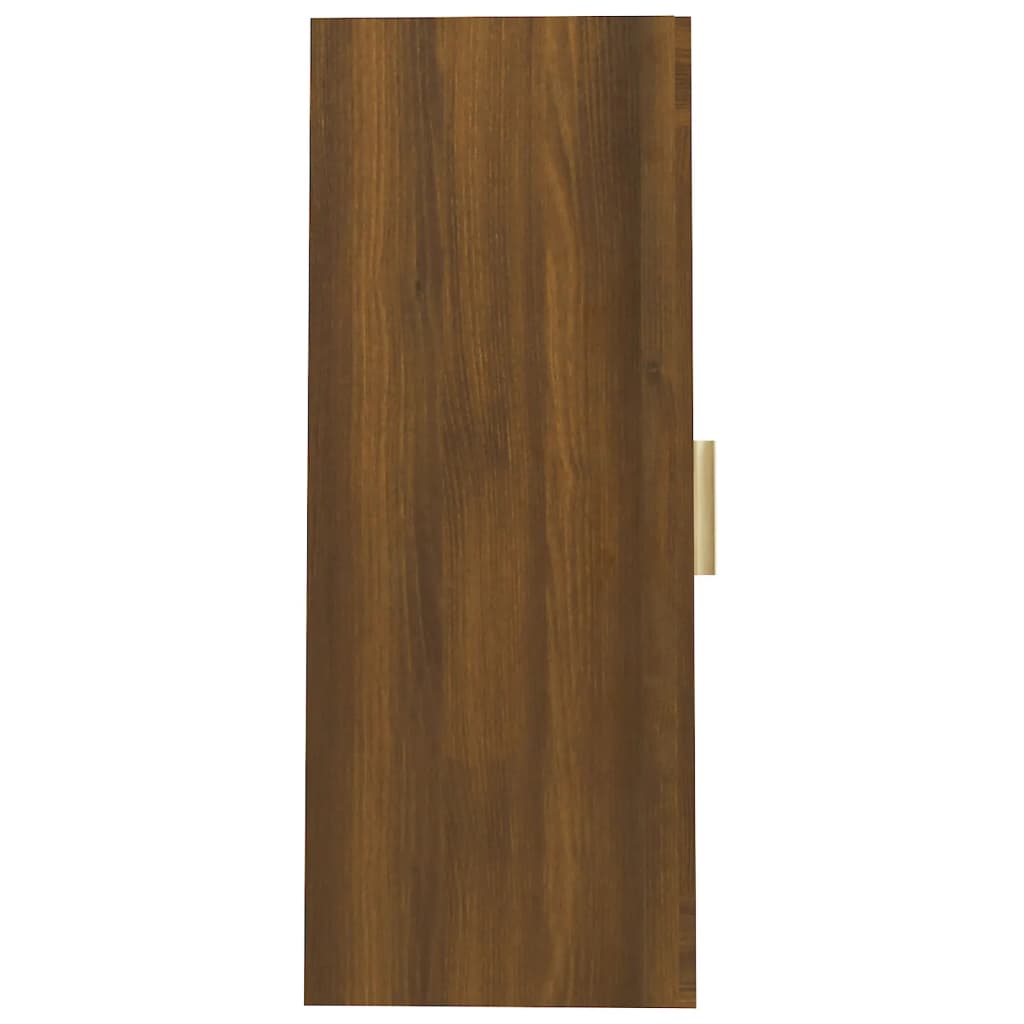 Vegghylle Brun Eik 69,5x34x90 cm