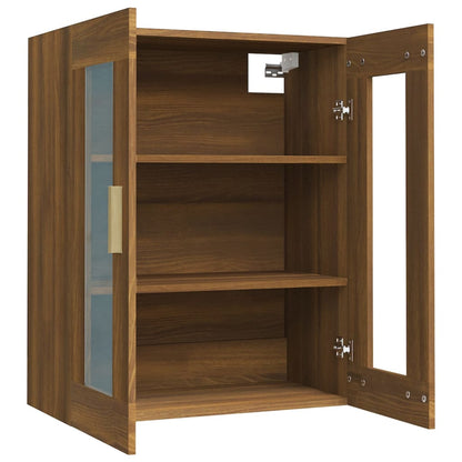 Vegghylle Brun Eik 69,5x34x90 cm