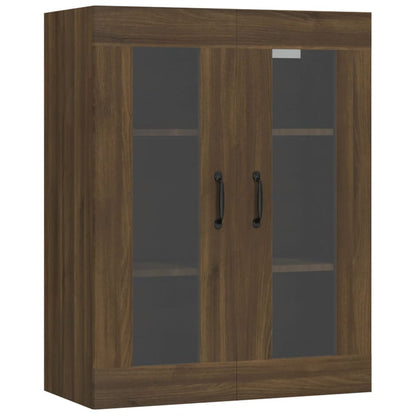 Vegghylle Brun Eik 69,5x34x90 cm