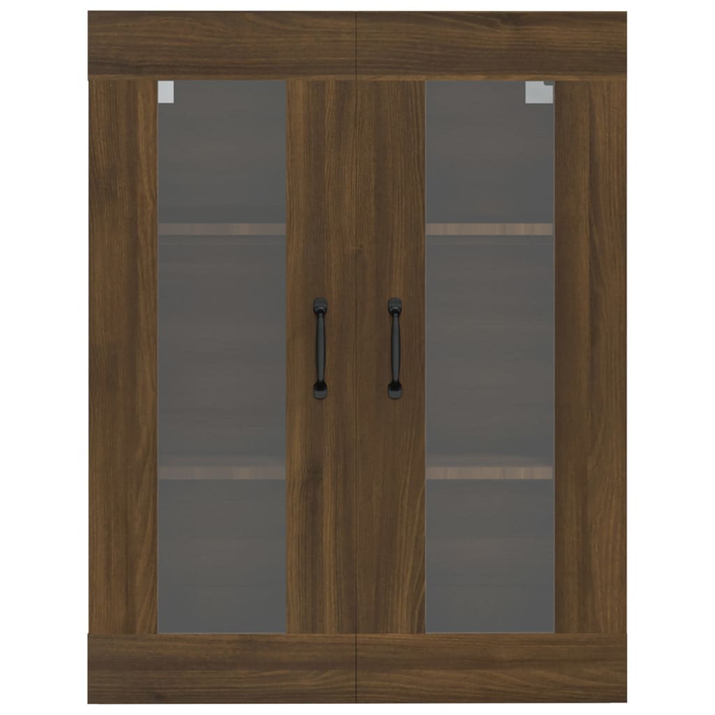 Vegghylle Brun Eik 69,5x34x90 cm