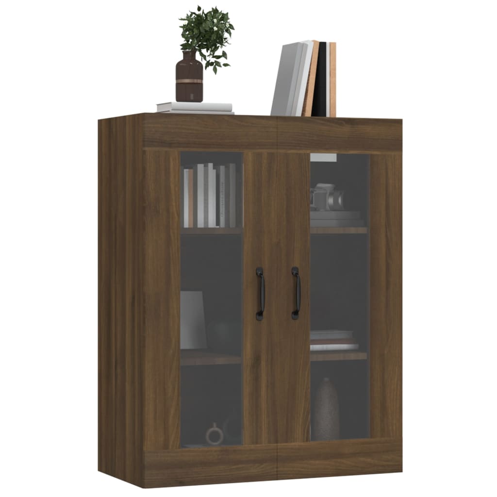 Vegghylle Brun Eik 69,5x34x90 cm