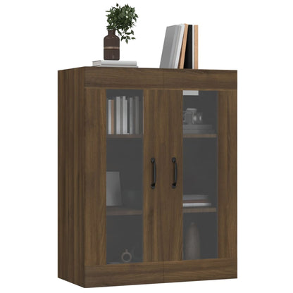 Vegghylle Brun Eik 69,5x34x90 cm
