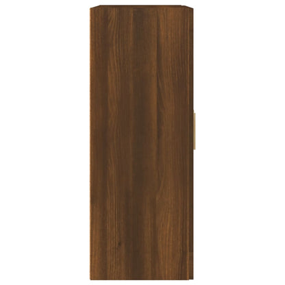 Veggskap Brun Eik 69,5x32,5x90 cm