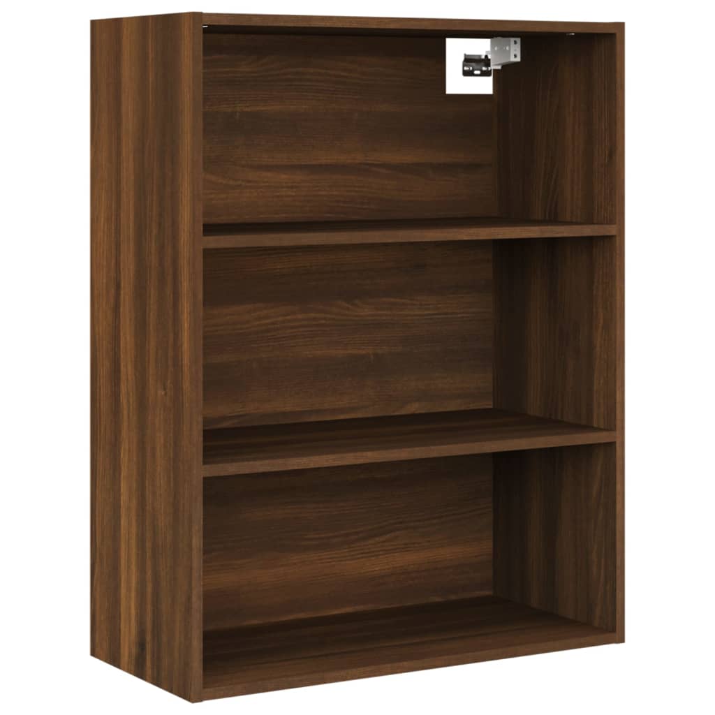 Vegghylle Brun Eik 69,5x32,5x90 cm