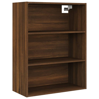 Vegghylle Brun Eik 69,5x32,5x90 cm