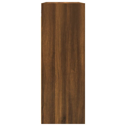 Vegghylle Brun Eik 69,5x32,5x90 cm
