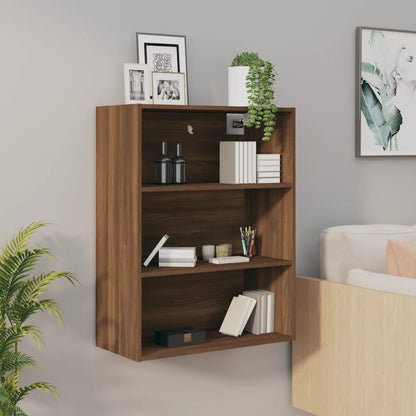 Vegghylle Brun Eik 69,5x32,5x90 cm