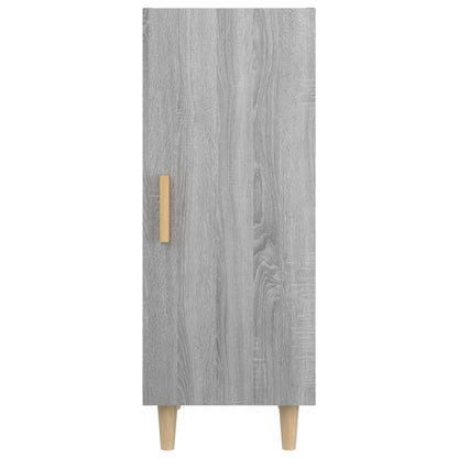 Skjenk grå sonoma 34,5x34x90 cm konstruert tre